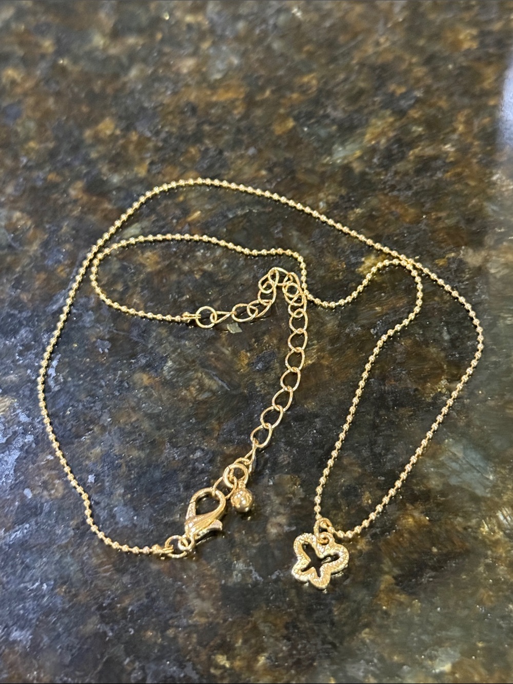 Gold-Plated Butterfly Pendant Necklace from Anthropologie!!🔥🔥🔥 - Picture 5 of 13
